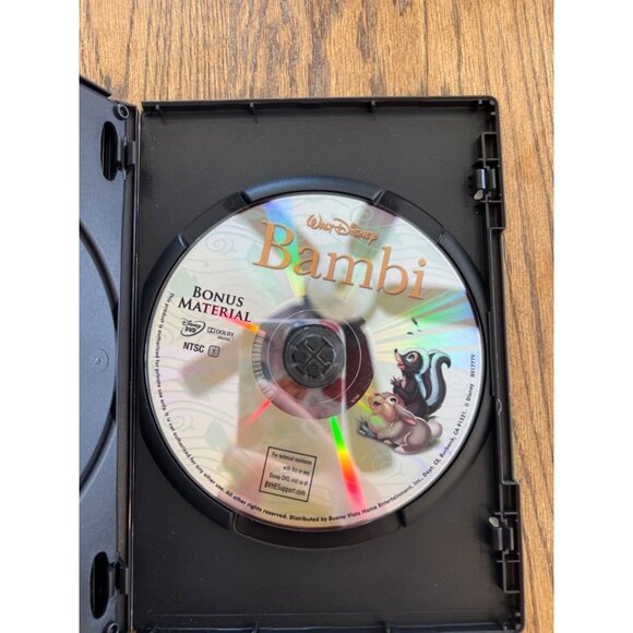 Walt Disneys Bambi 2-Disc DVD Enhanced Edition Classic Film Animation Pre-Owned - Picture 5 of 5